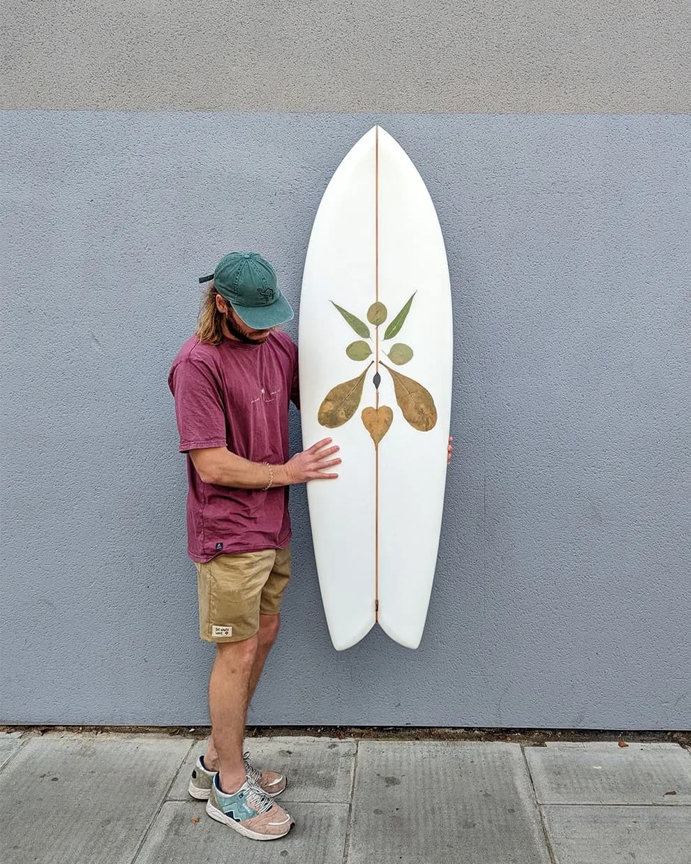 Nudibranch surfboard rail and fin area by Whitburn Studio.